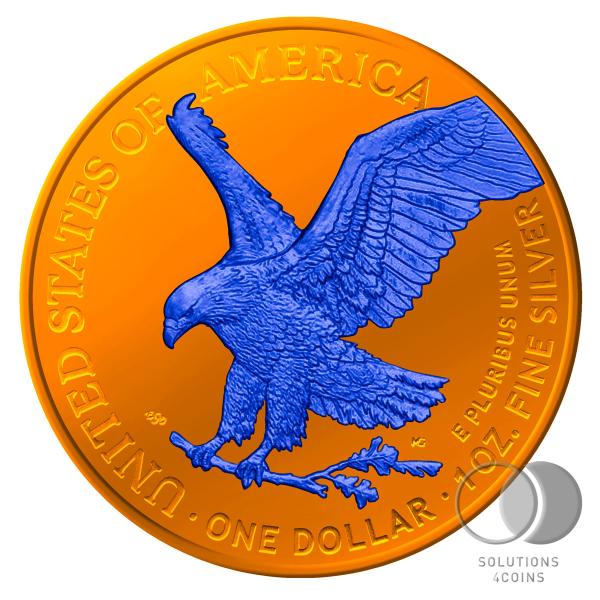 American Eagle Red Blue